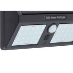 Luminaria De Led Gaya Solar Dupla Com Sensor De Presenca Zyon Ip65 - 6500K - 8W - 300Lm - 9664