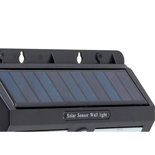 Luminaria De Led Gaya Solar Dupla Com Sensor De Presenca Zyon Ip65 - 6500K - 8W - 300Lm - 9664