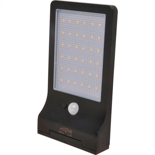 Luminaria De Led Gaya Solar Com Sensor De Presenca Ip65 - 6500K - 7.2W - 300Lm - 9665