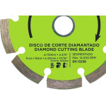 Disco Diamantado Cortag Segmentado 110Mm X 20Mm - 60973