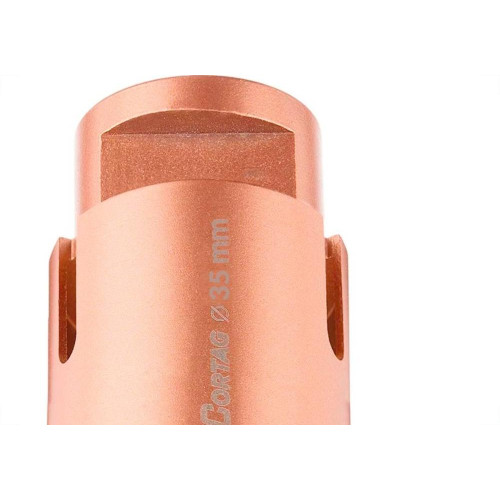 Serra Copo Diamantada Cortag Para Esmerilhadeira 35Mm