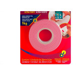 Fita Dupla Face Tekbond Acrilica Fixa Tudo Externa/Interna 25Mm X 2M