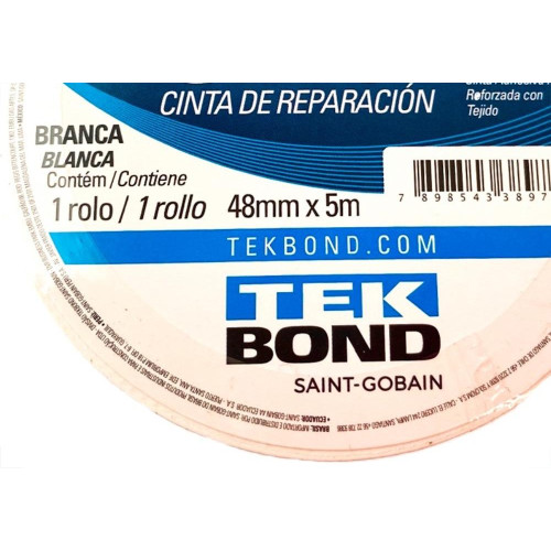Fita Silver Tape Tekbond 48Mm X 5M Branca