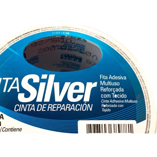 Fita Silver Tape Tekbond 48Mm X 5M Branca