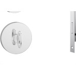 Fechadura Stam Banheiro Inox Alavanca - 823/33 Roseta
