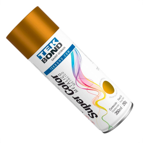 Spray Tekbond Super Color Metalico Cobre 350 Ml