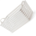 Cesto Organizador Retangular Flexivel Arthi Branco 22L - 1577