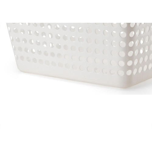 Cesto Organizador Retangular Flexivel Arthi Branco 22L - 1577
