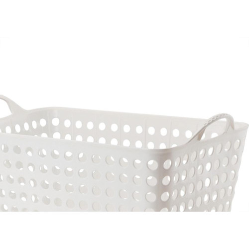 Cesto Organizador Retangular Flexivel Arthi Branco 22L - 1577
