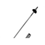 Haste Para Telha Toralf 1/4'' X 500Mm Com Kit Vedacao Pacote Com 25 Pecas
