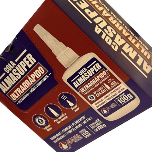 Cola Instantanea Almasuper Nao Entope Ultrarrapido 100G