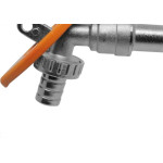 Torneira Esfera Jardim Com Porta Cadeado Ajax 1/2'' X 3/4''