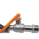 Torneira Esfera Jardim Com Porta Cadeado Ajax 1/2'' X 3/4''