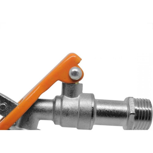 Torneira Esfera Jardim Com Porta Cadeado Ajax 1/2'' X 3/4''