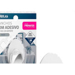 Gancho Adesivo Atlas Primafer Inox 1,0Kg Com 2 Pecas - Pr2592