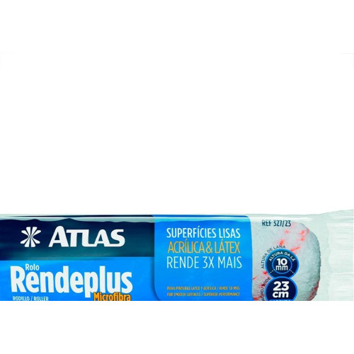 Rolo La Atlas Rendeplus 23Cm Microfibra - 327/23