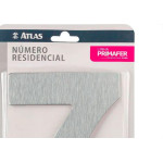 Numero Residencial Atlas Escovado 6Cm Nº 7