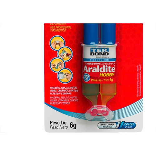 Araldite Tekbond Epoxi Seringa Hobby (10 Minutos) 6G