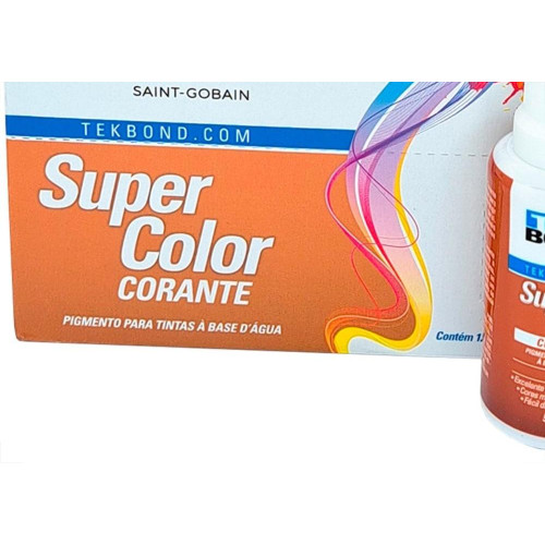 Corante Para Tinta Tekbond Ocre 50Ml - Kit C/12 Pecas
