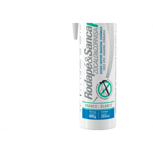 Cola Para Fixacao Rodape E Sanca Tekbond Fix - 400G/265Ml