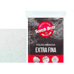 Folha Abrasiva Extra Fina Scotch Brite 3M Pacote Com 2 Folhas