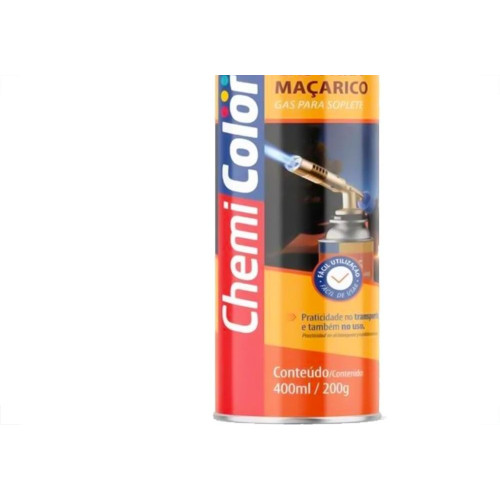 Gas Butano/Propano Chemicolor Para Macarico 400Ml/200G.