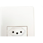 Kit C/3 - Conjunto Steck Linha Stella Com Placa 1 Tomada ...