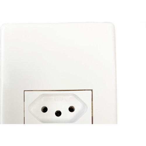 Kit C/3 - Conjunto Steck Linha Stella Com Placa 1 Tomada ...