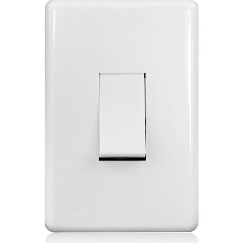 Conjunto Steck Linha Stella Com Placa 1 Simples 10A. Vertical - 869110