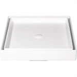 Ralo Invisivel Quadrado Estrela 10X10Cm Branco