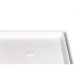 Ralo Invisivel Quadrado Estrela 10X10Cm Branco