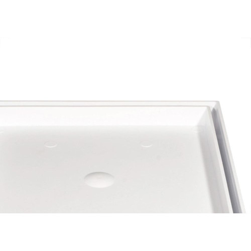Ralo Invisivel Quadrado Estrela 10X10Cm Branco
