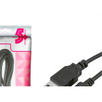 Cabo Usb V8 Para Carregador Pix 2.0 - 1,8M Preto - 018-1409