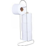 Suporte De Chao Para Papel Higienico Para 4 Rolos Arthi Cromado - 1134