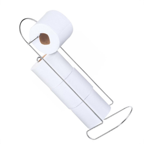 Suporte De Chao Para Papel Higienico Para 4 Rolos Arthi Cromado - 1134
