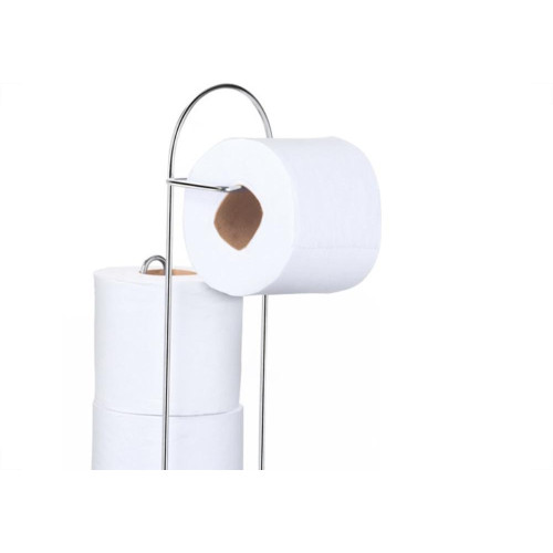 Suporte De Chao Para Papel Higienico Para 4 Rolos Arthi Cromado - 1134