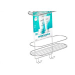 Porta Shampoo Duplo Para Box Double Fix Arthi Cromado - 1502