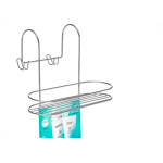 Porta Shampoo Duplo Para Box Double Fix Arthi Cromado - 1502
