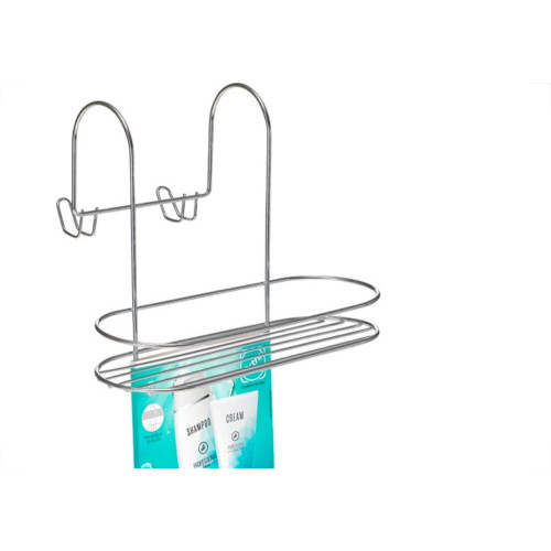Porta Shampoo Duplo Para Box Double Fix Arthi Cromado - 1502