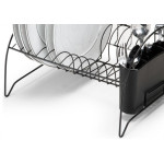 Escorredor Fan Com Porta Copos E Talheres Arthi Preto - 2490