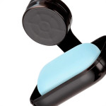 Saboneteira Plastica Arthi Com Fixacao Adesiva 700G. Preta - 3430