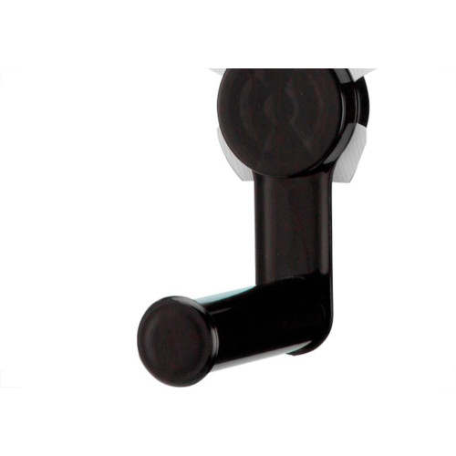 Porta Rolo De Papel Higienico Plastico Com Fixacao Adesiva Arthi Preto - 3431