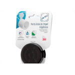 Porta Rolo De Papel Higienico Plastico Com Fixacao Adesiva Arthi Preto - 3431