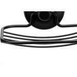 Saboneteira De Metal Arthi Com Fixacao Adesiva 700G Preta - 3435