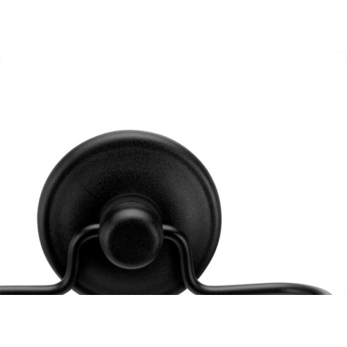 Saboneteira De Metal Arthi Com Fixacao Adesiva 700G Preta - 3435