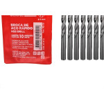 Broca Aco Rapido Cortag 3,0Mm - 61912 - Kit C/10 Pecas