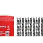 Broca Aco Rapido Cortag 5,0Mm - 61919 - Kit C/10 Pecas
