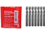 Broca Aco Rapido Cortag   11/64'' - 61945 - Kit C/10 Pecas