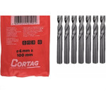 Broca Widea Cortag 6Mm X 100Mm - 62292 - Kit C/10 Pecas