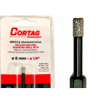 Broca Diamantada Cortag 6Mm - 62128